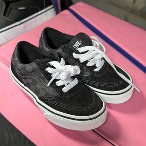 Vans Black & Gray Checkerboard Old Skool Sneakers